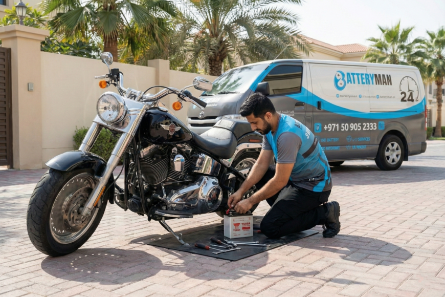 Motorcycle Battery Replacement - Batteryman